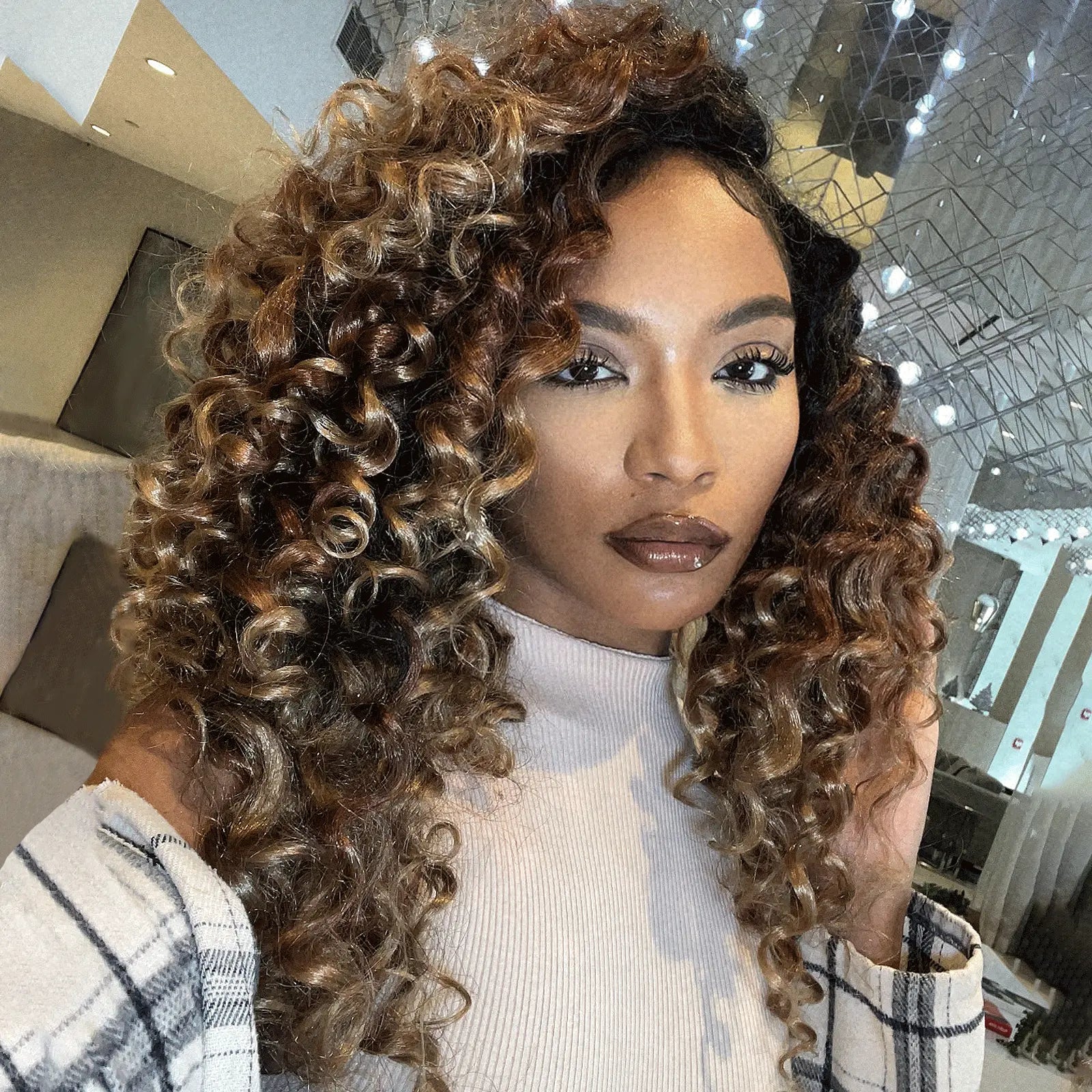 1 Pack GOGO CURL | Toyotress® Freetress Beach Curl Crochet Hair Gogo Curl Jamaican Bounce Wavy Curly Pre-Looped Synthetic Hair Extensions Toyotress